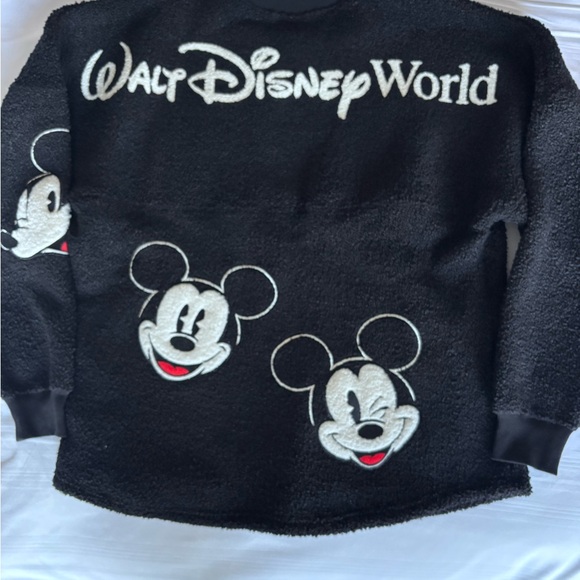 Disney Parks 2026 Black Sherpa Mickey Mouse Spirit Jersey, NWT - Picture 2 of 6